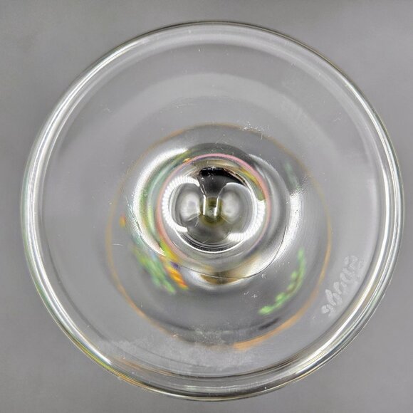 Spode Christmas Tree Martini Cocktail Estate Glass Stemware Santa Read - Picture 14 of 15